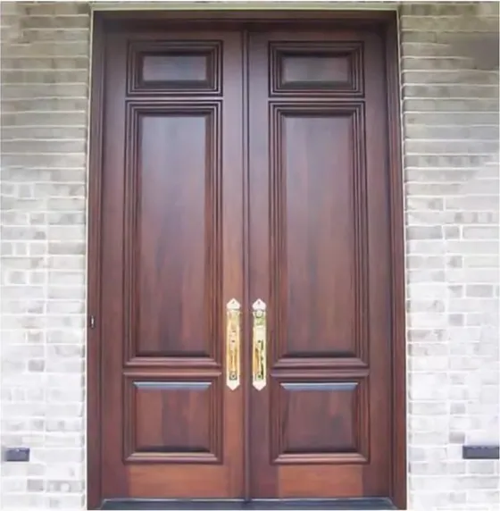 Grey exterior door, timber entry leaf, glazing and sidelights to order (EX-006)