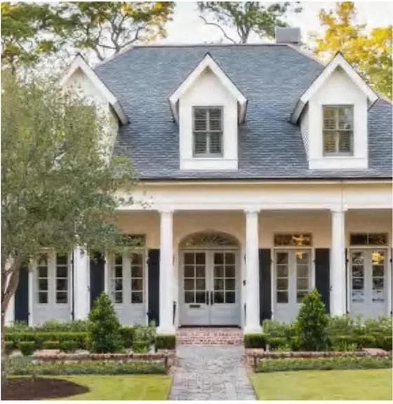 Grey French door, glazed timber leaf, single or double (FR-010)