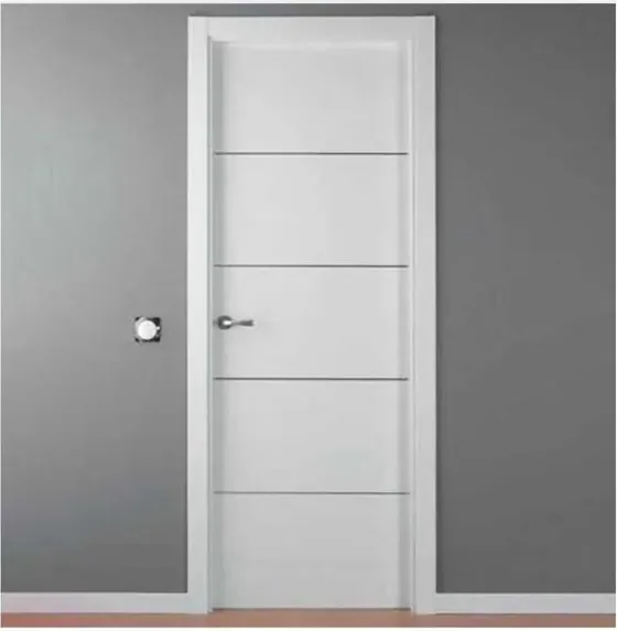 White interior door, interior leaf: painted, veneered or laminated (IN-008)