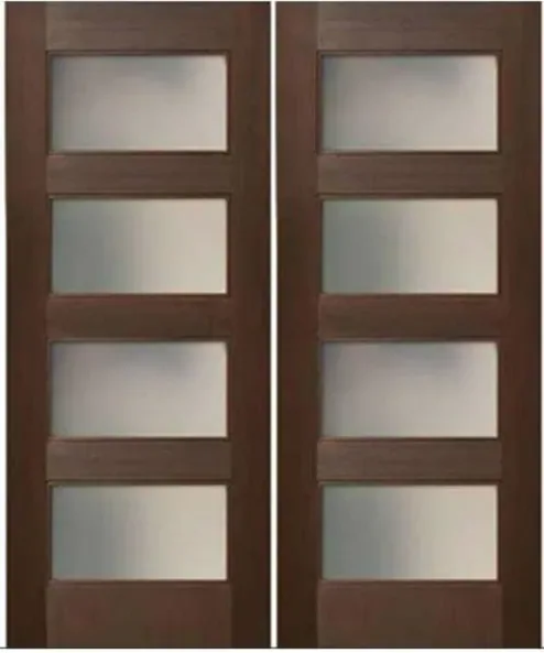 Walnut interior door, interior leaf: painted, veneered or laminated (IN-010)