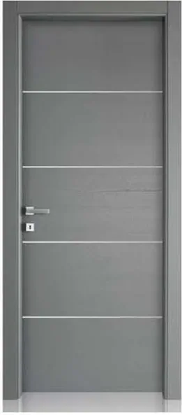 Grey interior door, interior leaf: painted, veneered or laminated (IN-011)