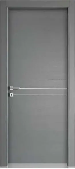 Grey interior door, interior leaf: painted, veneered or laminated (IN-012)