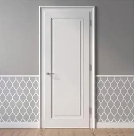 White interior door, interior leaf: painted, veneered or laminated (IN-017)
