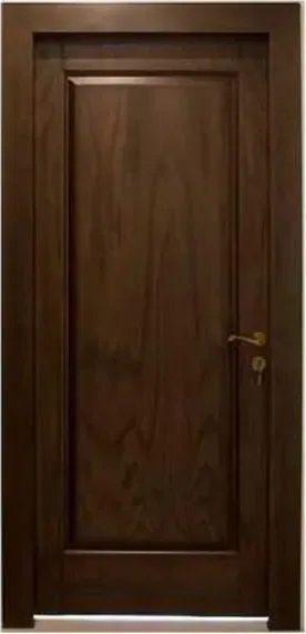 Dark timber interior door, interior leaf: painted, veneered or laminated (IN-024)