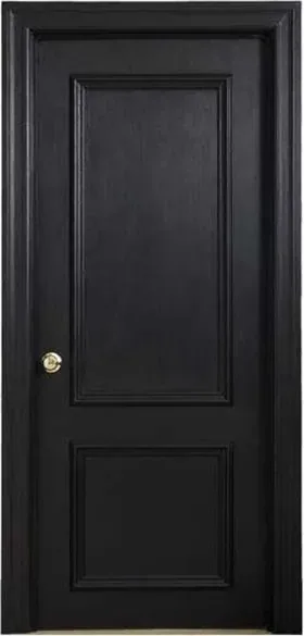 Black interior door, interior leaf: painted, veneered or laminated (IN-029)
