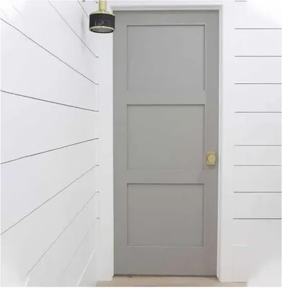 Light oak interior door, interior leaf: painted, veneered or laminated (IN-041)