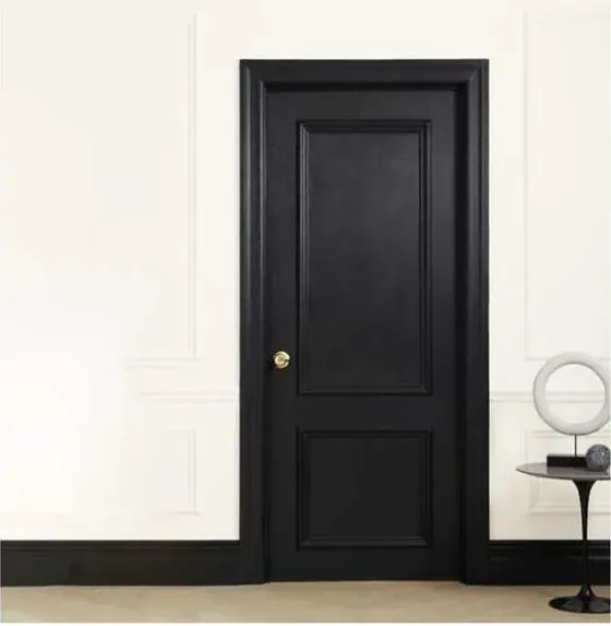 Charcoal interior door, interior leaf: painted, veneered or laminated (IN-046)
