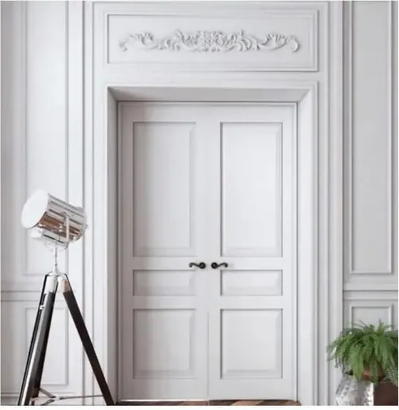 White interior door, interior leaf: painted, veneered or laminated (IN-051)