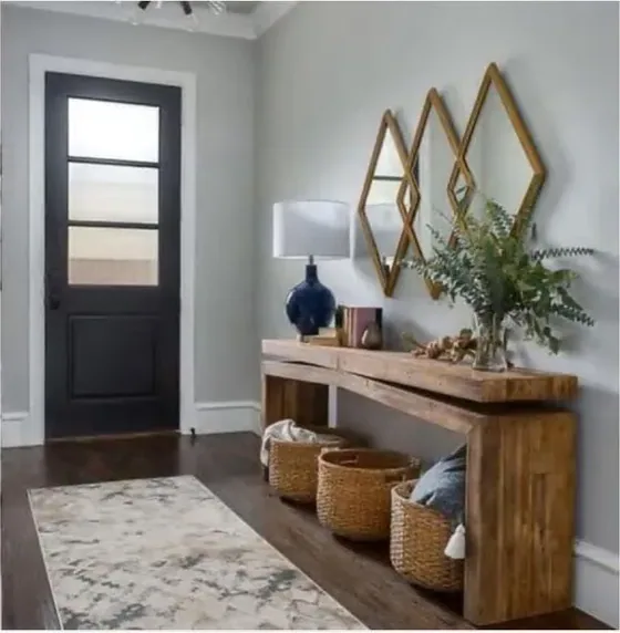 Grey interior door, interior leaf: painted, veneered or laminated (IN-054)