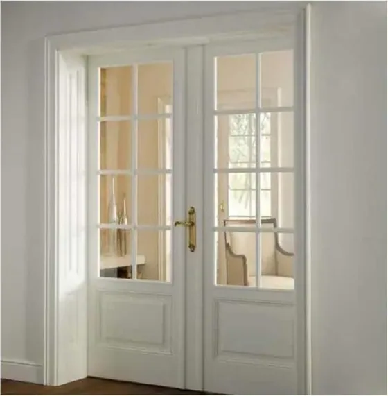 Light oak interior door, interior leaf: painted, veneered or laminated (IN-056)