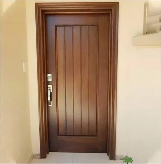 Honey oak interior door, interior leaf: painted, veneered or laminated (IN-057)