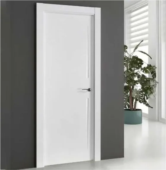 Light oak interior door, interior leaf: painted, veneered or laminated (IN-077)