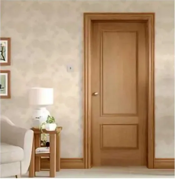 Light oak interior door, interior leaf: painted, veneered or laminated (IN-083)