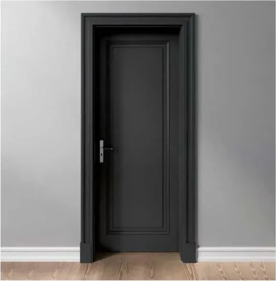 Black interior door, interior leaf: painted, veneered or laminated (IN-084)