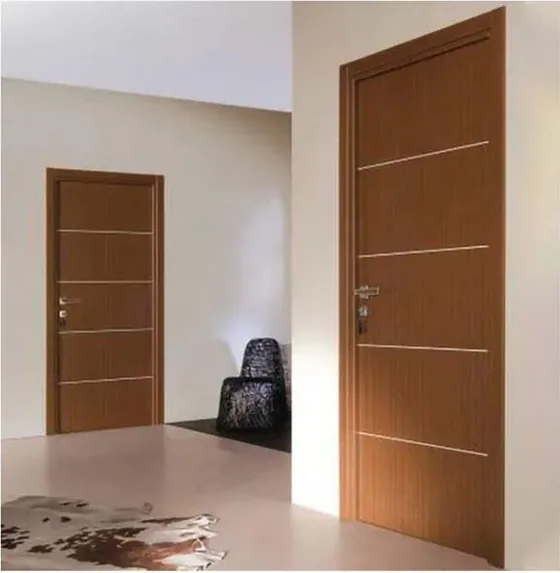 Grey interior door, interior leaf: painted, veneered or laminated (IN-092)
