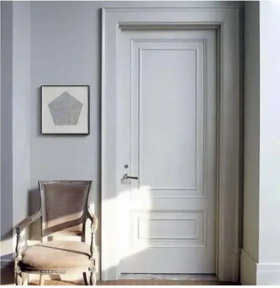 White interior door, interior leaf: painted, veneered or laminated (IN-095)