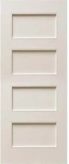 White interior door, interior leaf: painted, veneered or laminated (IN-103)