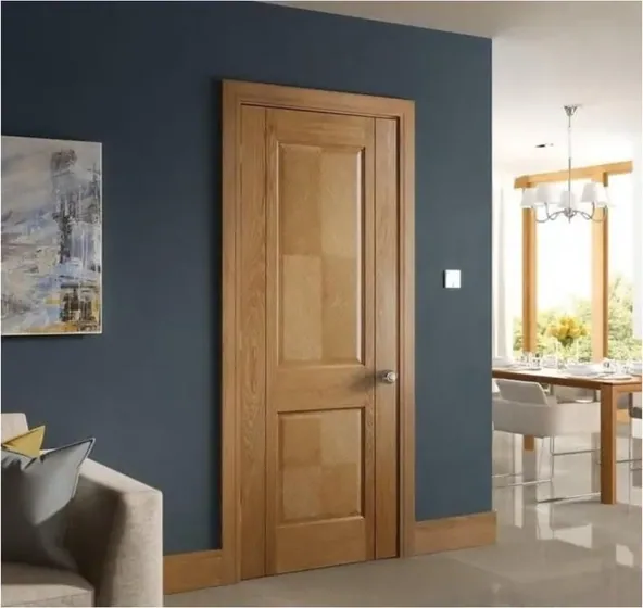 Honey oak interior door, interior leaf: painted, veneered or laminated (IN-106)