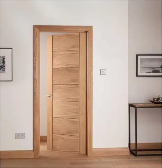 Light oak interior door, interior leaf: painted, veneered or laminated (IN-108)