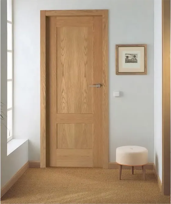 Light oak interior door, interior leaf: painted, veneered or laminated (IN-111)