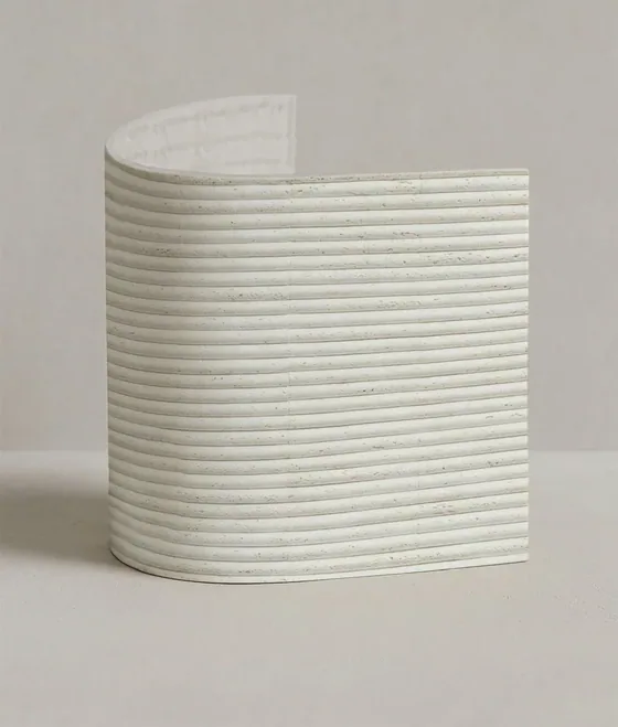 Bamboo Travertine, panel, bent (MC514)